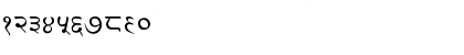 Download GurbaniHindi Regular Font Numeric Preview
