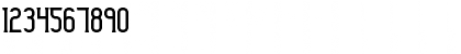 Download Gyneric BRK Regular Font Numeric Preview