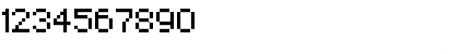 Download HachipochiEightAl Regular Font Numeric Preview