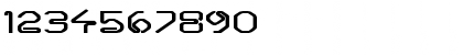 Download Hairpin-Normal Ex Regular Font Numeric Preview