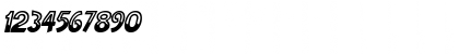 Download HalfBakedSSK BoldItalic Font Numeric Preview