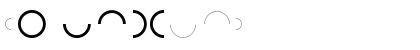 Download HalfCircleAlphabetXP Regular Font Numeric Preview