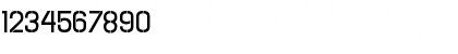 Download Hallandale Stencil Bold JL Regular Font Numeric Preview