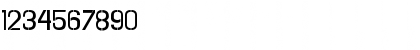 Download Hallandale Stencil Bold SC JL Regular Font Numeric Preview
