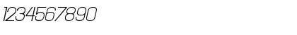 Download Hallandale Text Italic JL Regular Font Numeric Preview