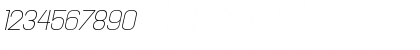 Download Hallandale Text Light Italic JL Regular Font Numeric Preview