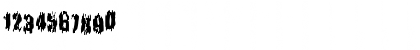 Download Halloweenies Crawly Font Numeric Preview