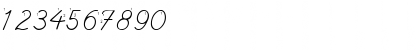 Download Hand Escort Regular Font Numeric Preview