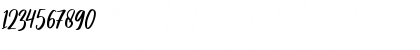 Download raustila Regular Font Numeric Preview