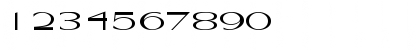 Download Harlesden Regular Font Numeric Preview
