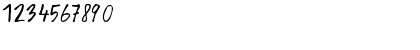 Download Harvey Regular Font Numeric Preview