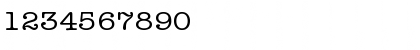 Download HeadlineWide Normal Font Numeric Preview