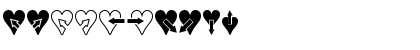 Download Hearts n Arrows Normal Font Numeric Preview