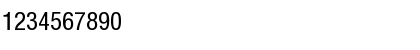 Download HeaveneticaCond5 SH Font Numeric Preview
