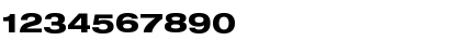 Download HeaveneticaExtd8 HvySH Font Numeric Preview