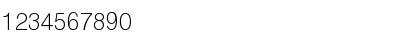 Download HebarExtraLight Normal Font Numeric Preview