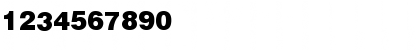 Download Helios-Black Regular Font Numeric Preview