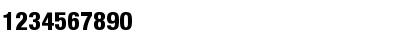 Download HelveticaNeue Cond Heavy Font Numeric Preview