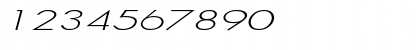 Download Hemet Italic Font Numeric Preview