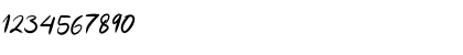 Download Ruthen Back Regular Font Numeric Preview