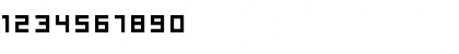 Download hooge 0856 Regular Font Numeric Preview
