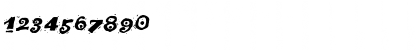 Download HotTamale Italic Font Numeric Preview