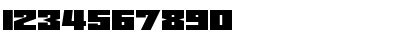Download Saturn 3 Regular Font Numeric Preview