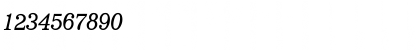 Download I770-Roman Italic Font Numeric Preview