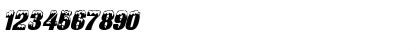 Download IglooCaps Italic Italic Font Numeric Preview