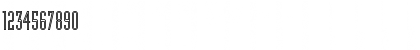 Download IndustriaInlineA Roman Font Numeric Preview