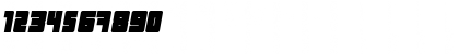 Download Industrial Decapitalist BoldItalic Font Numeric Preview