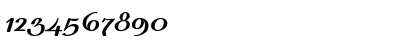Download Ingriana Bold Italic Font Numeric Preview