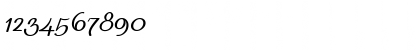Download Ingriana Italic Font Numeric Preview