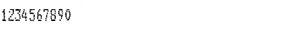 Download Inkjet Regular Font Numeric Preview