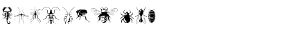 Download Insectile Regular Font Numeric Preview
