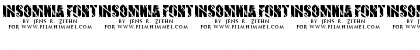 Download Insomnia Regular Font Numeric Preview