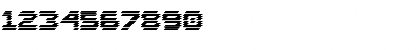 Download Interlace Double Font Numeric Preview