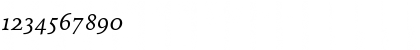 Download IowanOldSt OSF BT Italic Font Numeric Preview