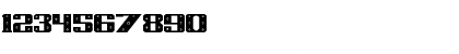 Download IronCladBolted Regular Font Numeric Preview