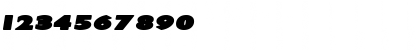 Download Irtusk Bold Italic Font Numeric Preview