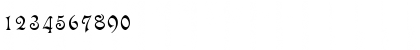Download Isabella Roman Font Numeric Preview