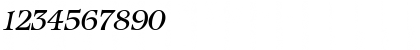 Download Isbell Italic Font Numeric Preview