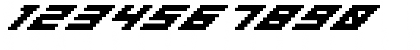 Download iso 08_66 Regular Font Numeric Preview