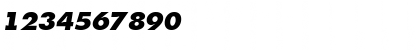 Download IsomarExpandedSSK Italic Font Numeric Preview