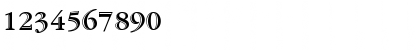 Download ITCGaramondHandtooled Bold Font Numeric Preview