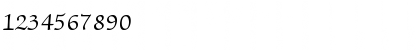 Download ITCZapfChanceryRoman Roman Font Numeric Preview