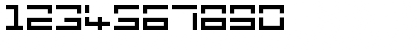 Download Square Mile Regular Font Numeric Preview