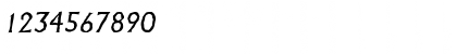Download JacobBeckerAntique Italic Font Numeric Preview