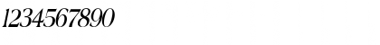 Download JadeCondensed Italic Font Numeric Preview