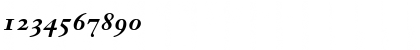 Download JansonText76OldstyleFigures BoldItalic Font Numeric Preview